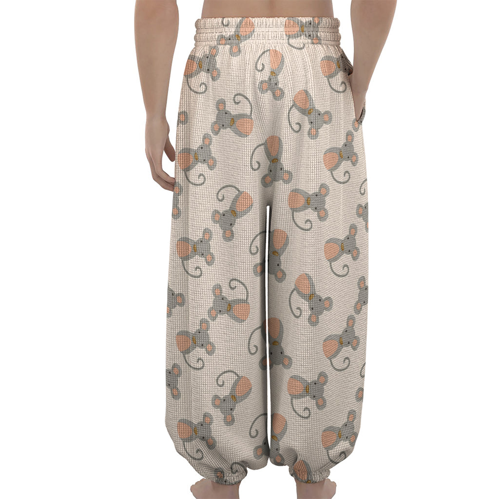 Little Rat Pattern Print Lantern Pants