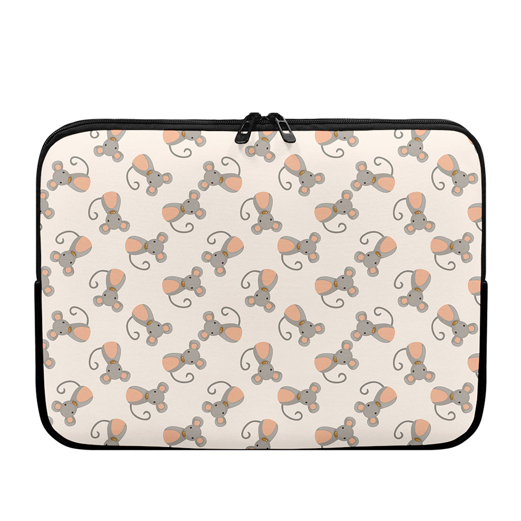 Little Rat Pattern Print Laptop Sleeve