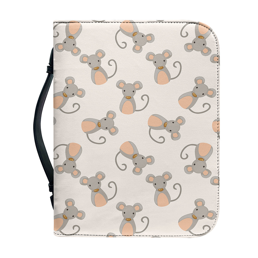 Little Rat Pattern Print Leather Bible Cover