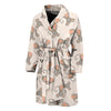 Little Rat Pattern Print Men's Bathrobe