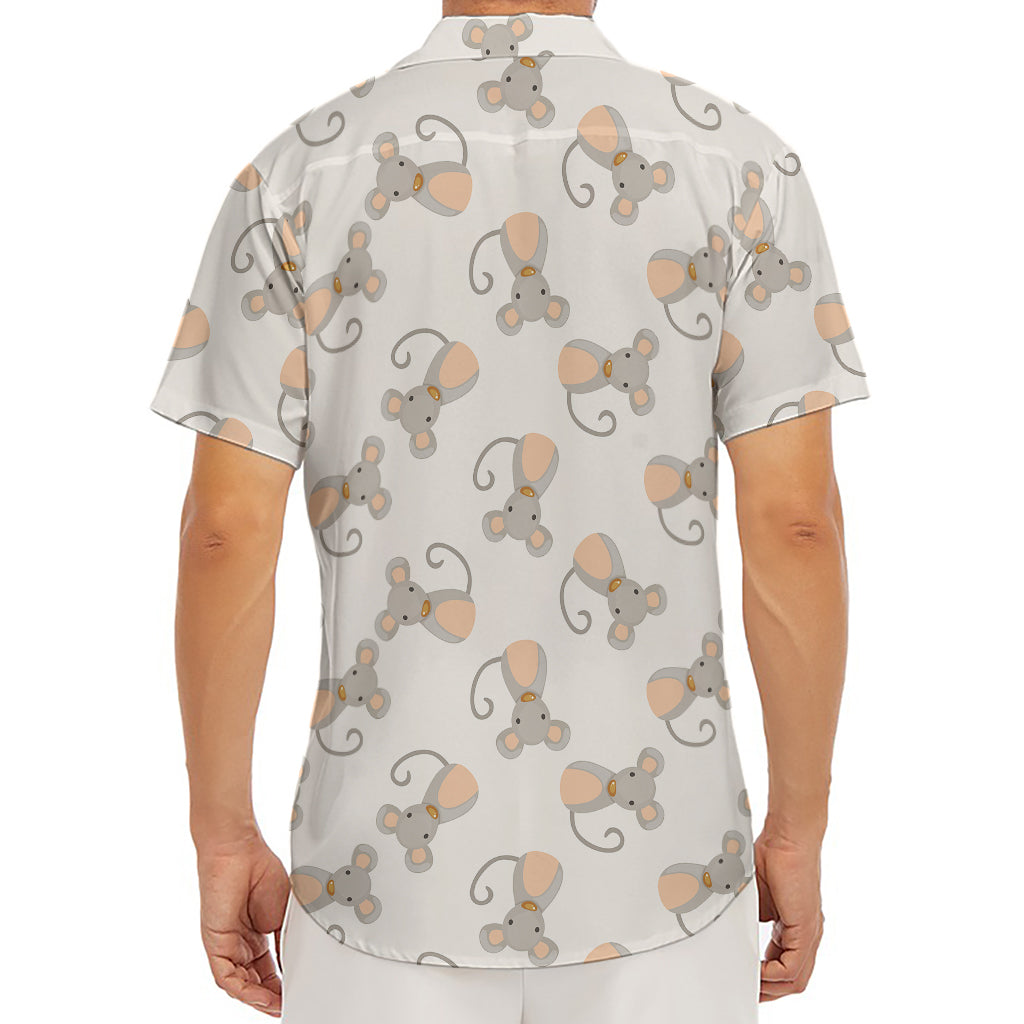 Little Rat Pattern Print Men's Deep V-Neck Shirt