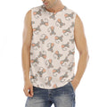 Little Rat Pattern Print Men's Fitness Tank Top