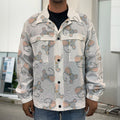 Little Rat Pattern Print Men's Shirt Jacket