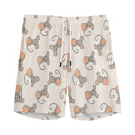 Little Rat Pattern Print Men's Sports Shorts