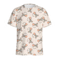 Little Rat Pattern Print Men's Athletic T-Shirt