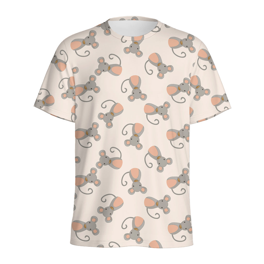 Little Rat Pattern Print Men's Sports T-Shirt