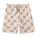 Little Rat Pattern Print Men's Swim Trunks