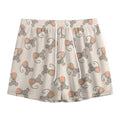 Little Rat Pattern Print Mesh Shorts