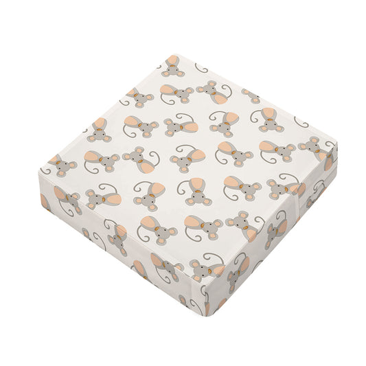 Little Rat Pattern Print Outdoor Seat Cushion Cover