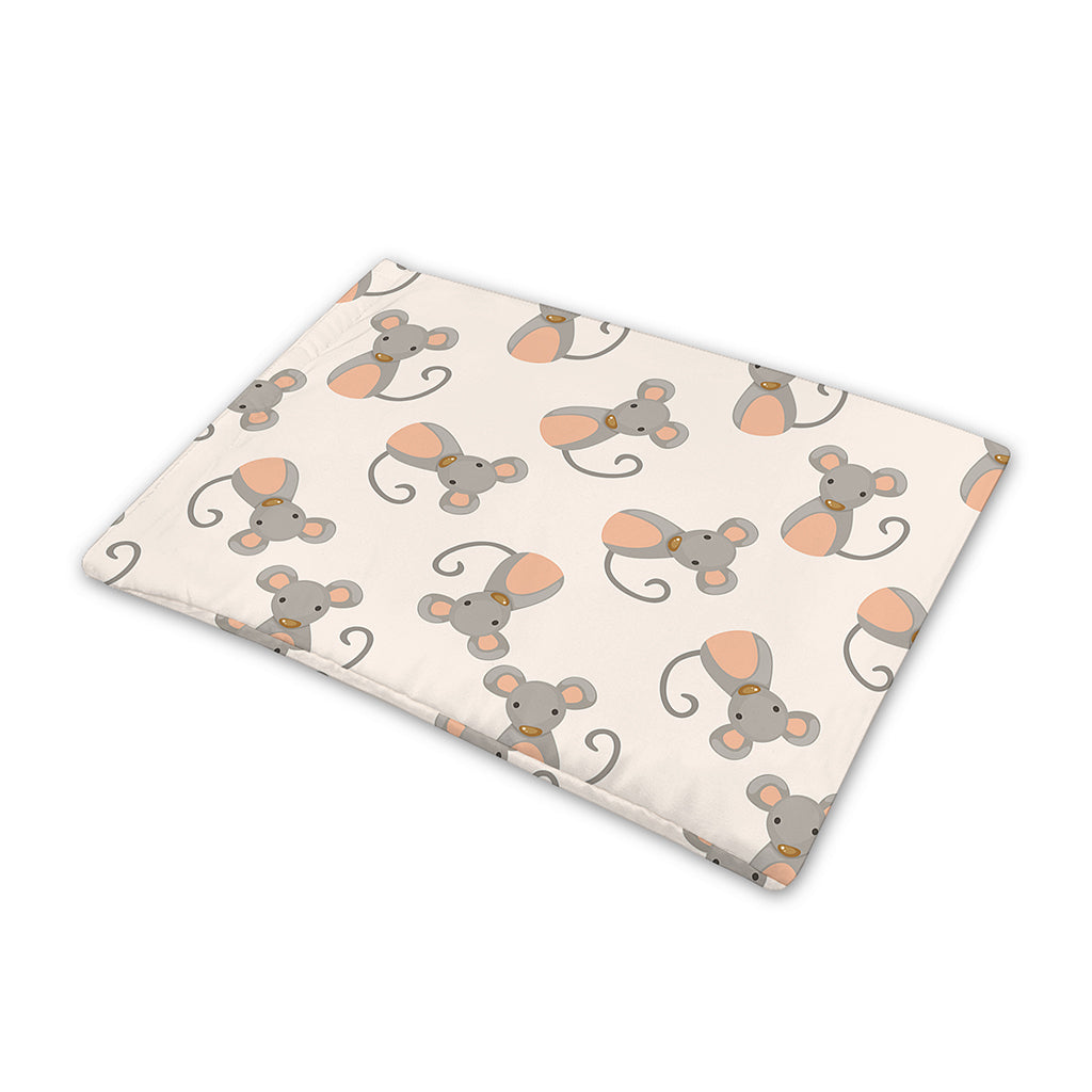 Little Rat Pattern Print Pet Cooling Mat Cover