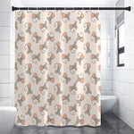 Little Rat Pattern Print Premium Shower Curtain