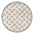 Little Rat Pattern Print Round Floor Mat