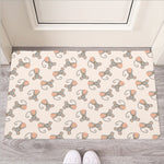 Little Rat Pattern Print Rubber Doormat
