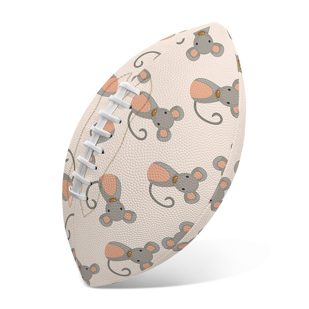 Little Rat Pattern Print Rugby Ball