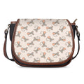 Little Rat Pattern Print Saddle Bag