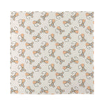 Little Rat Pattern Print Silk Bandana