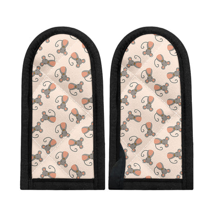 Little Rat Pattern Print Skillet Handle Cover