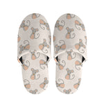 Little Rat Pattern Print Slippers