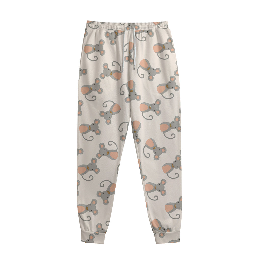 Little Rat Pattern Print Sweatpants