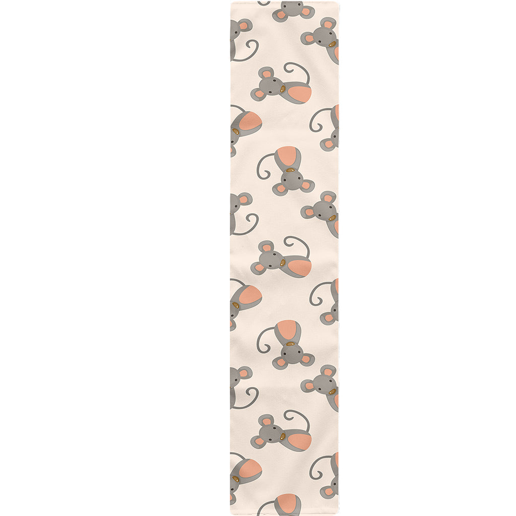 Little Rat Pattern Print Table Runner