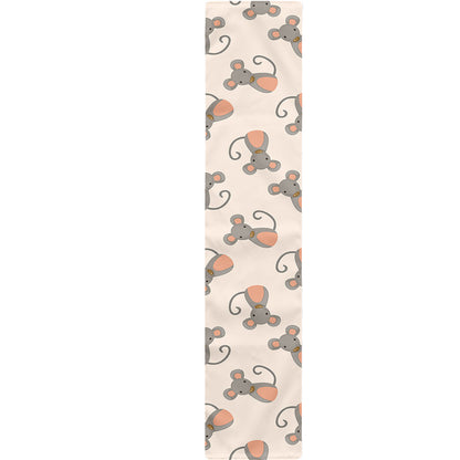 Little Rat Pattern Print Table Runner