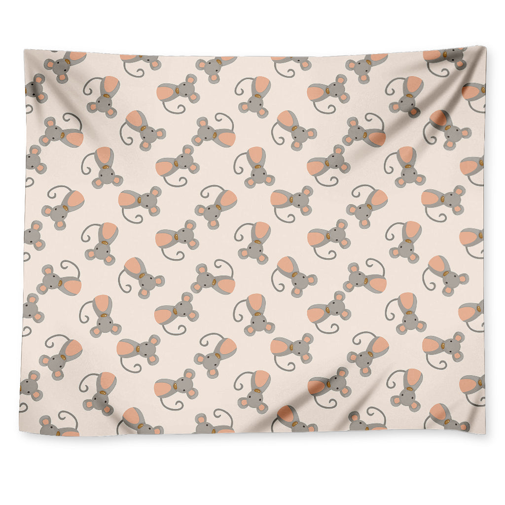 Little Rat Pattern Print Tapestry
