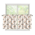 Little Rat Pattern Print Tier Curtains