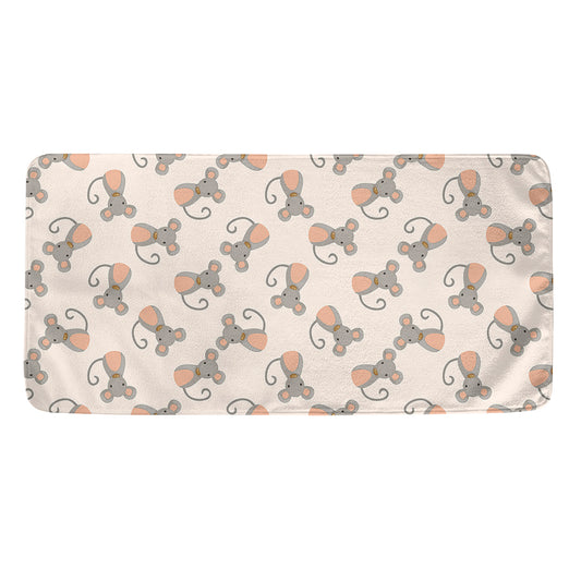 Little Rat Pattern Print Towel