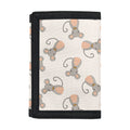 Little Rat Pattern Print Trifold Wallet