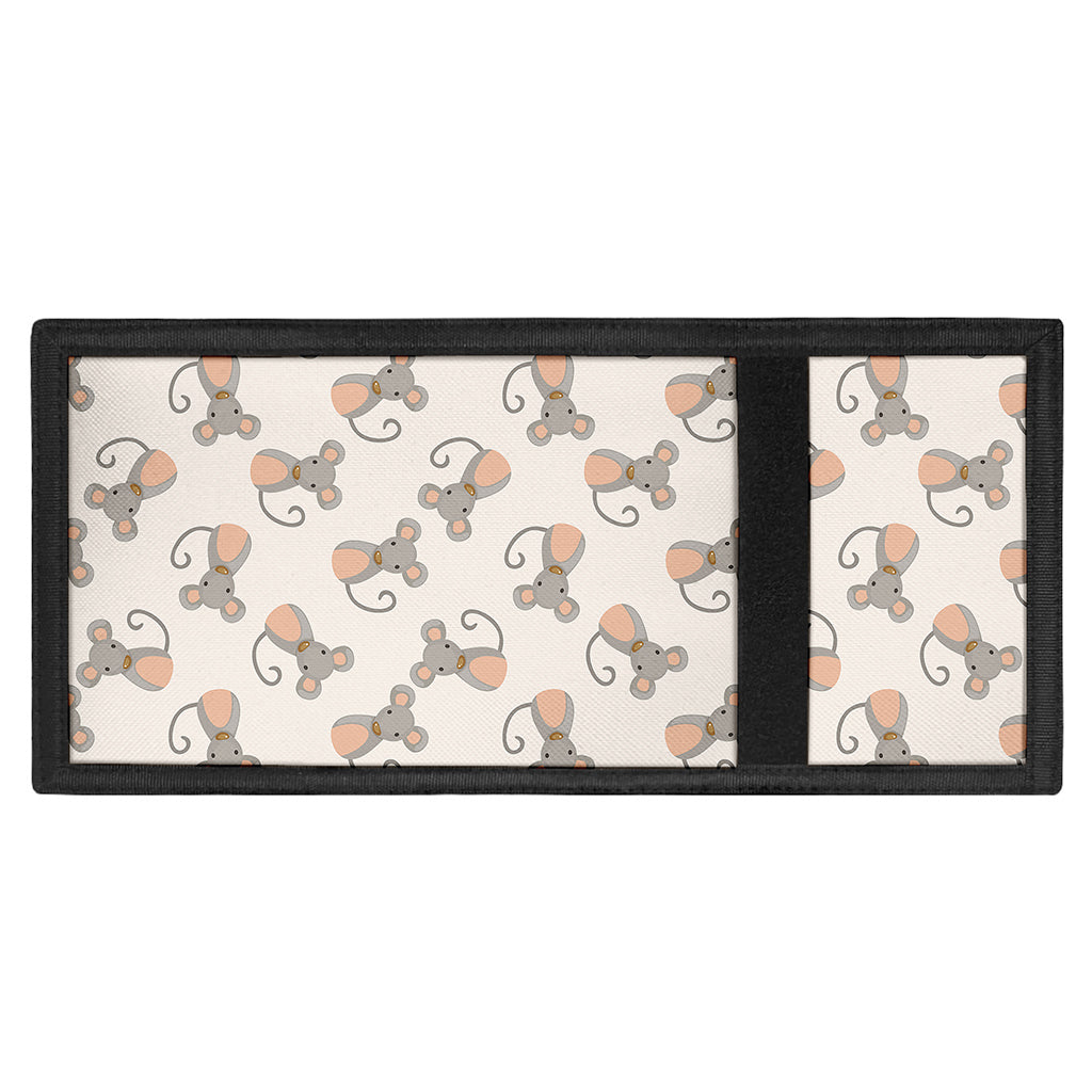 Little Rat Pattern Print Trifold Wallet