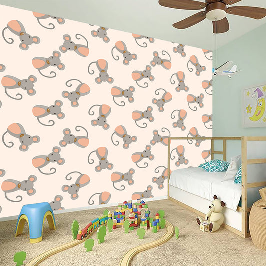 Little Rat Pattern Print Wall Sticker