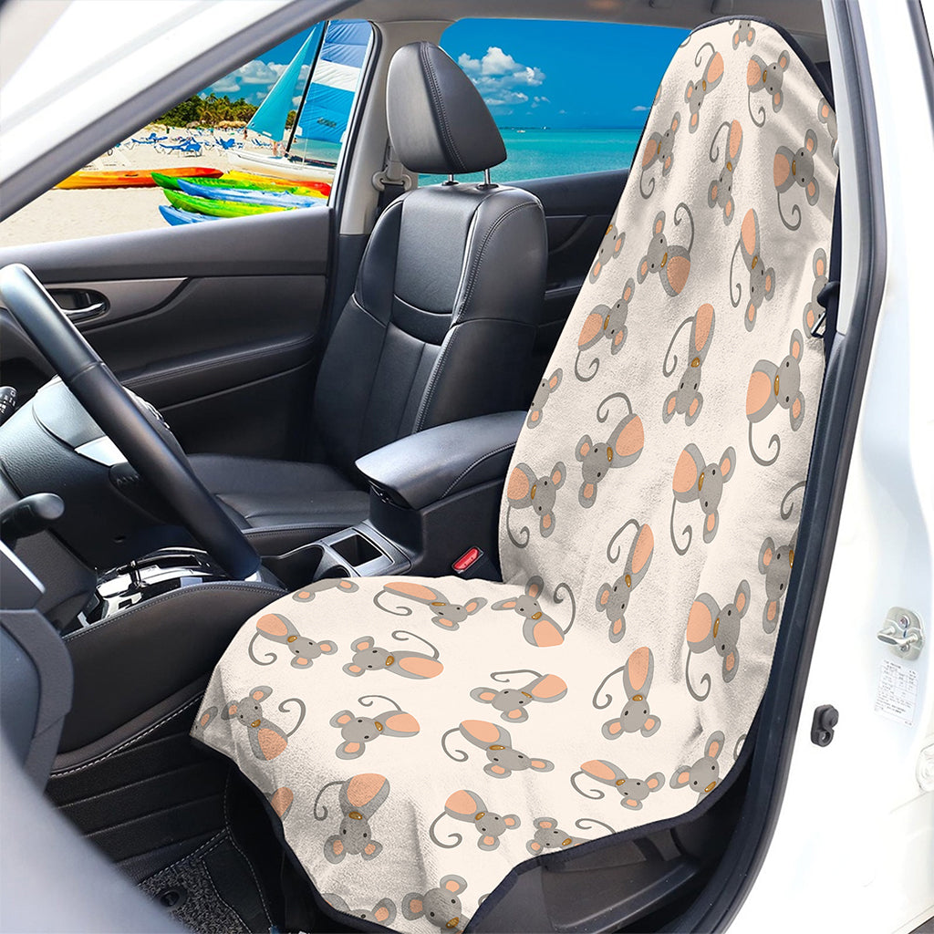 Little Rat Pattern Print Waterproof Car Seat Cover