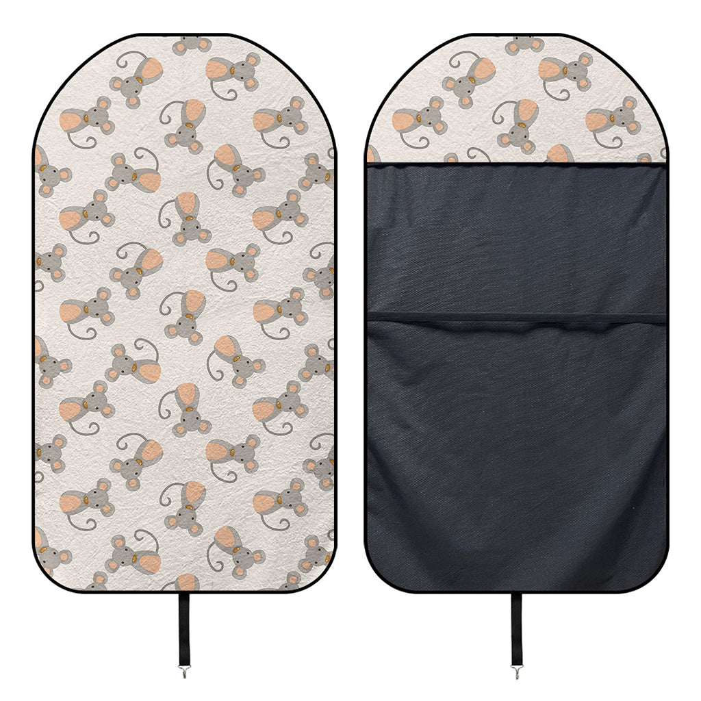 Little Rat Pattern Print Waterproof Car Seat Cover