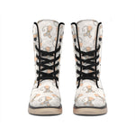 Little Rat Pattern Print Winter Boots