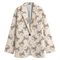 Little Rat Pattern Print Women's Blazer