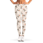 Little Rat Pattern Print Women's Leggings