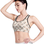 Little Rat Pattern Print Women's Sports Bra