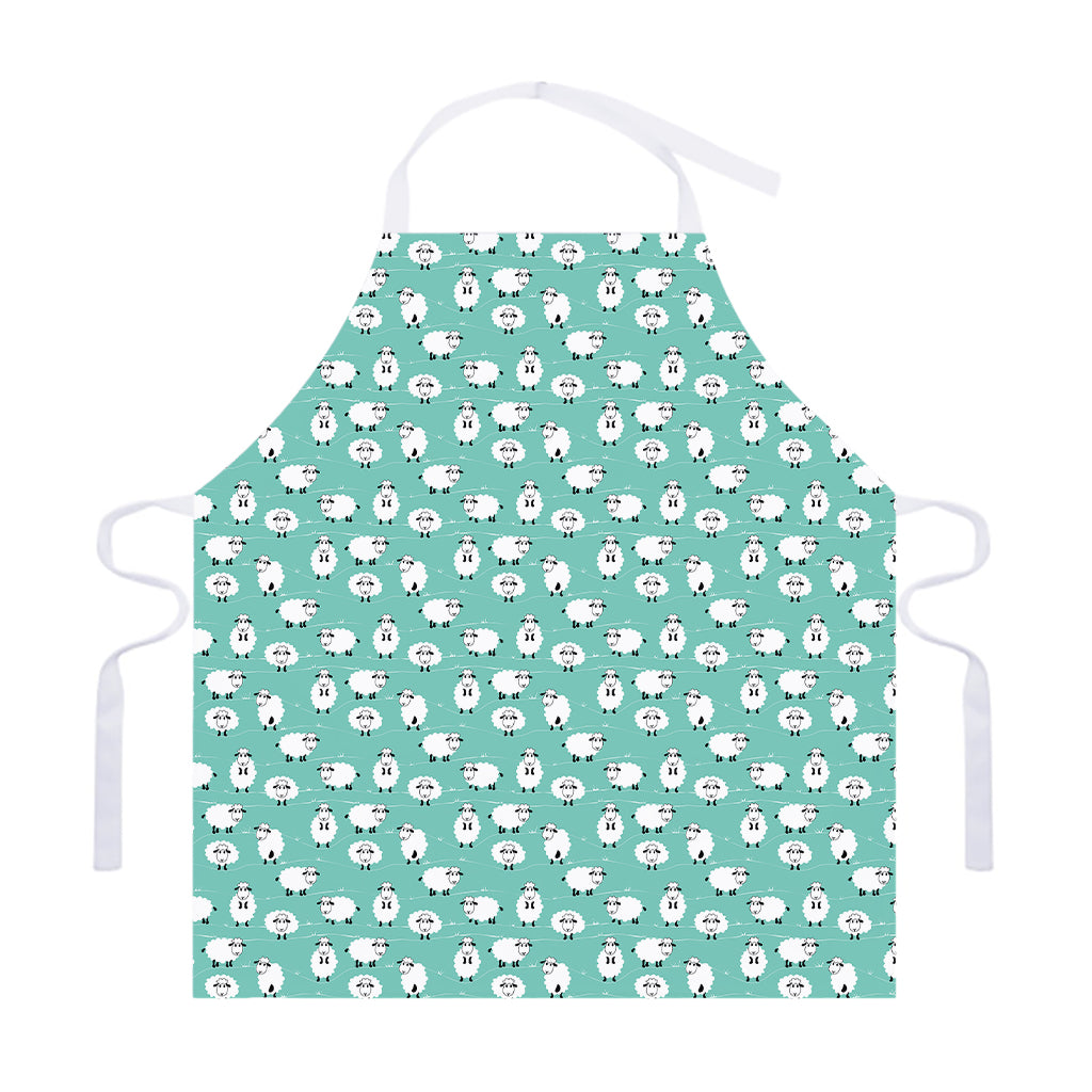 Little Sheep Pattern Print Adjustable Apron