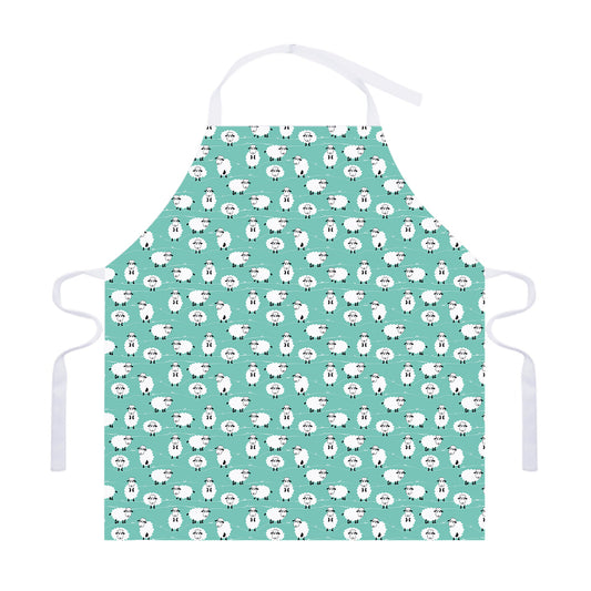 Little Sheep Pattern Print Adjustable Apron