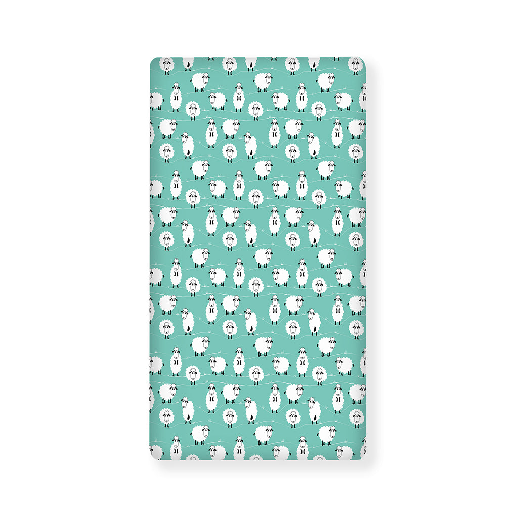 Little Sheep Pattern Print Baby Crib Sheet