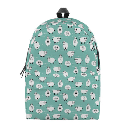 Little Sheep Pattern Print Backpack