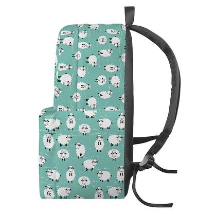 Little Sheep Pattern Print Backpack