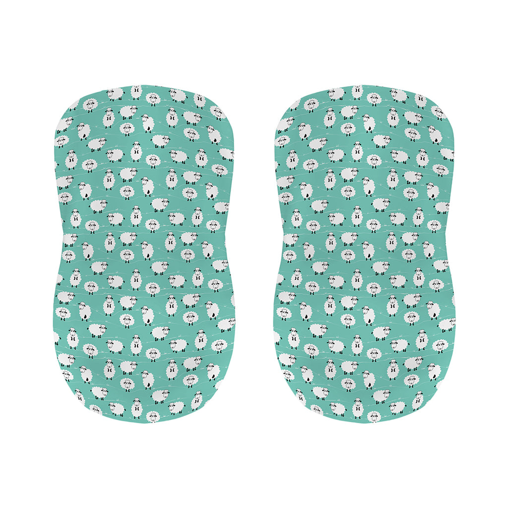 Little Sheep Pattern Print Bar Stool Covers