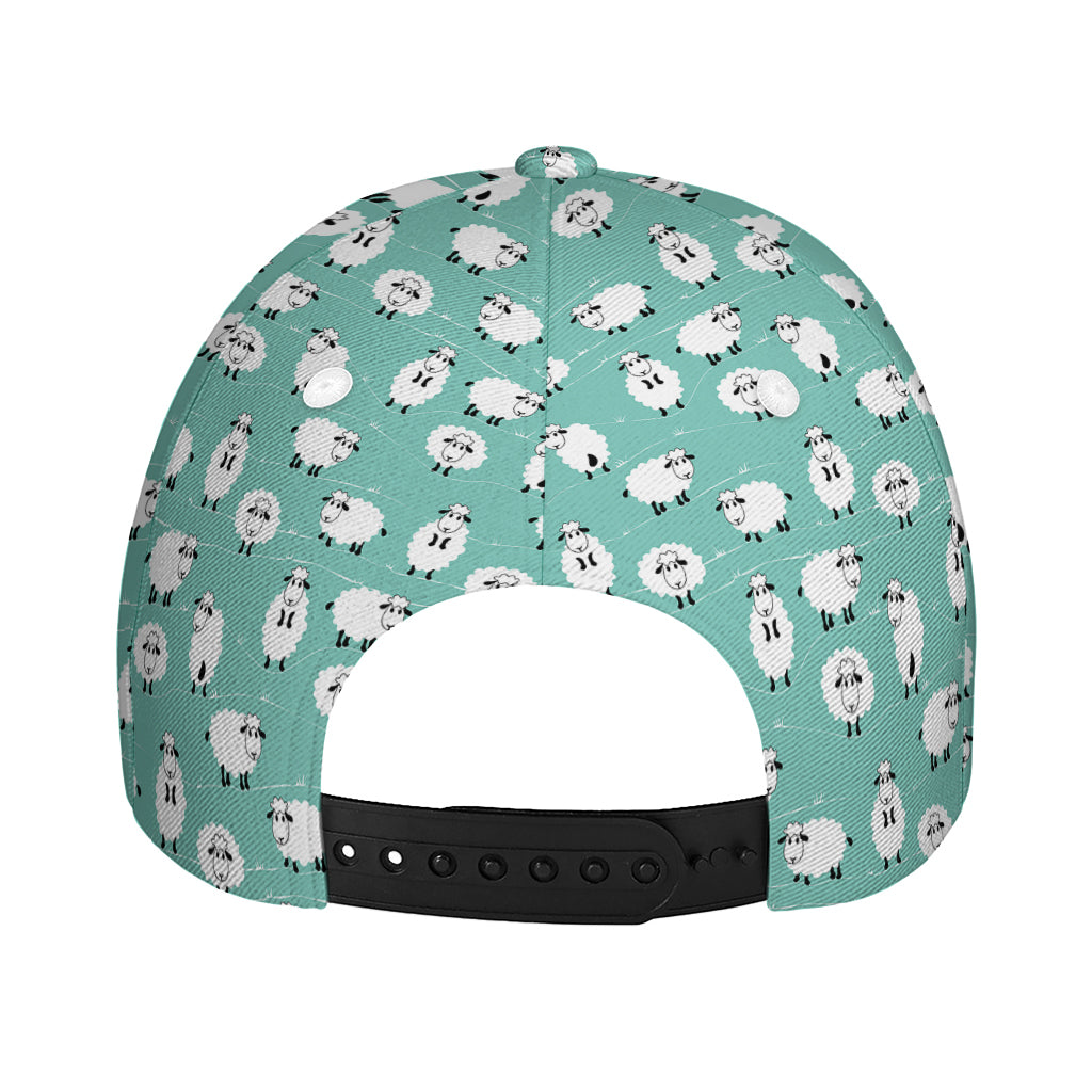 Little Sheep Pattern Print Baseball Cap