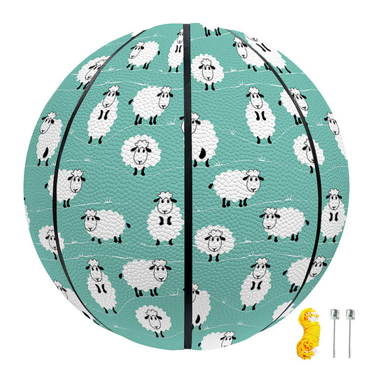 Little Sheep Pattern Print Basketball
