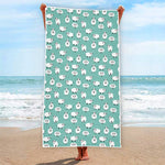 Little Sheep Pattern Print Beach Towel