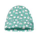 Little Sheep Pattern Print Beanie
