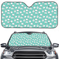 Little Sheep Pattern Print Car Windshield Sun Shade