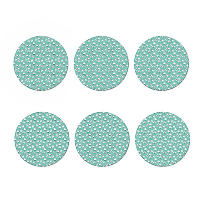 Little Sheep Pattern Print Coaster Set