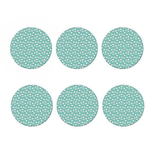 Little Sheep Pattern Print Coaster Set